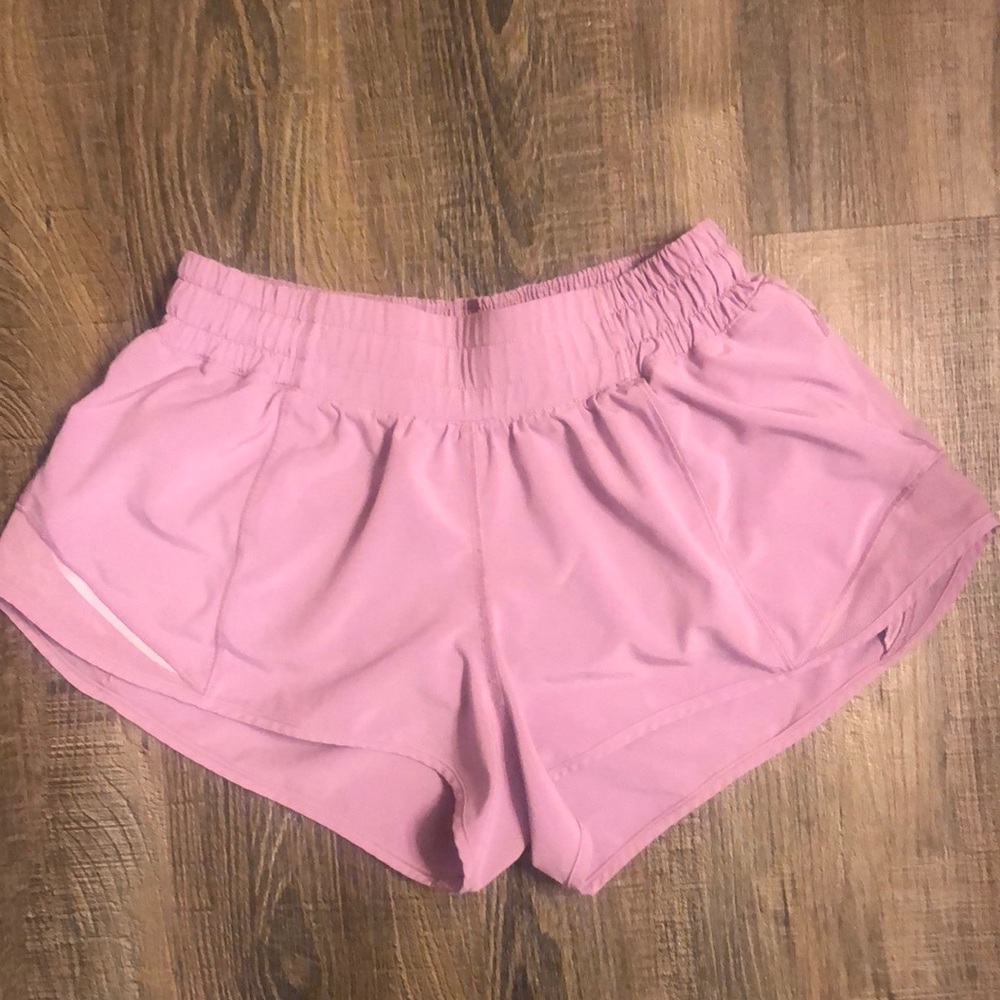 Size 4 Purple Lululemon Hotty Hot Shorts